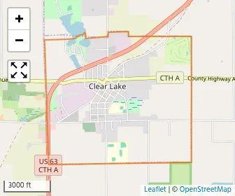 Area schools map